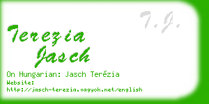 terezia jasch business card